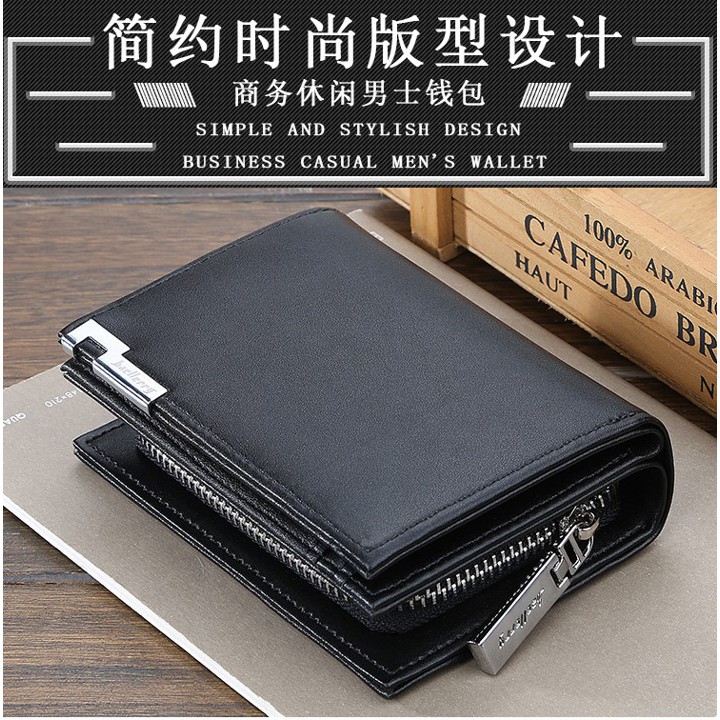 Baellerry Dompet Pendek Pria Original / Dompet Wanita / Dompet Lipat Unisex / Dompet Kartu 1102