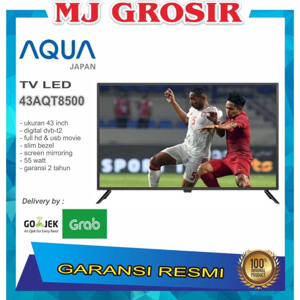 PROMO LED TV AQUA 43&quot; 43AQT8500 43 INCH USB MOVIE HDMI DIGITAL