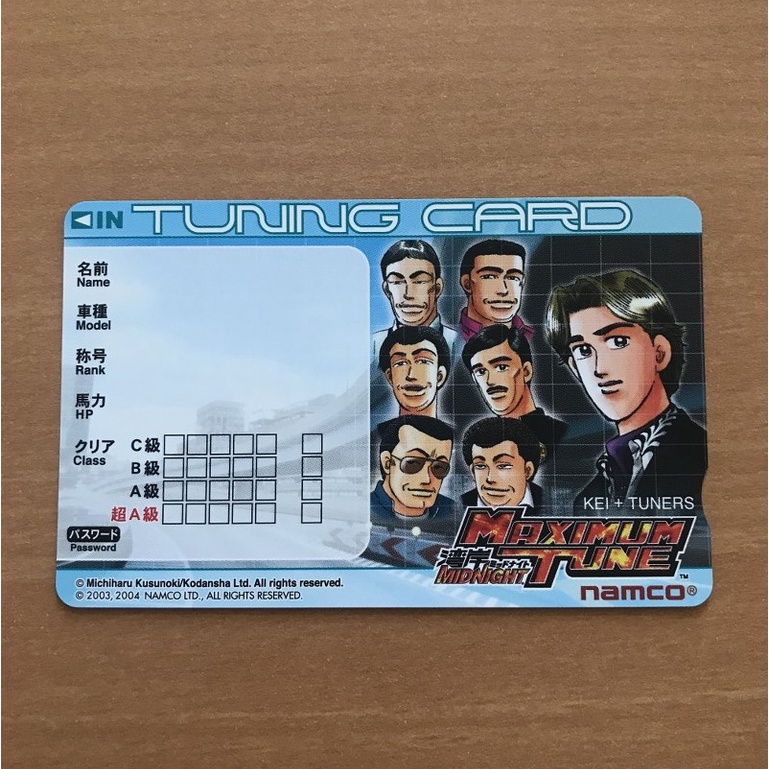 Kartu Midnight Maximum Tune Tuning Card Kosongan KEI + Tuners  (Harga/Pcs)