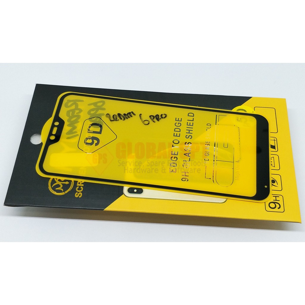 ANTIGORES KACA FULL WARNA XIAOMI REDMI 6PRO / REDMI 6 PRO / AG TG / ANTI GORES / MIA2 LITE