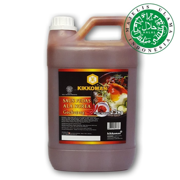 

Kikkoman Gochujang Sauce HALAL Jerigen 2L