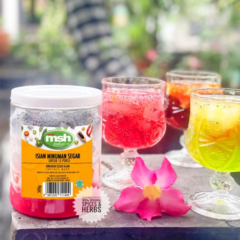 

Isi Minuman Segar Untuk 15 Porsi