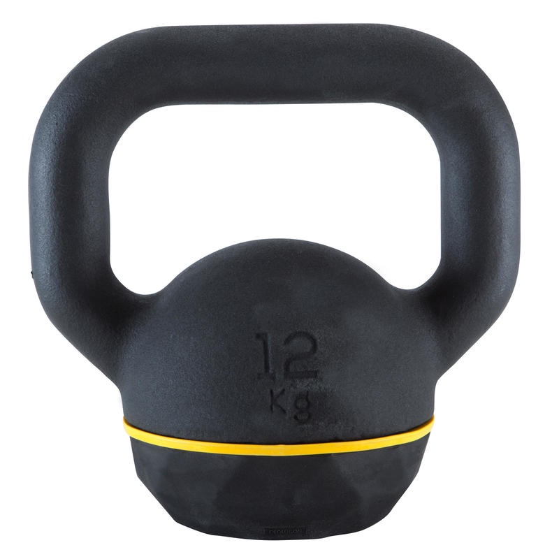 DOMYOS Kettlebell Alat Angkat Beban Pilates Gym Fitess Berat 12 kg