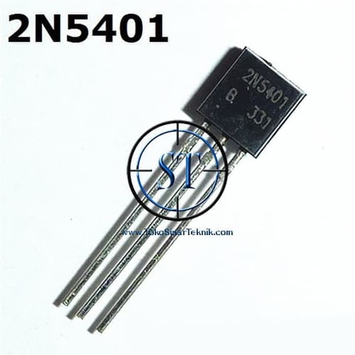 x10 Transistor 2N 5401 PNP TO-92 2N5401 150V 600mA High Voltage Amplifier 2N-5401 isi 10