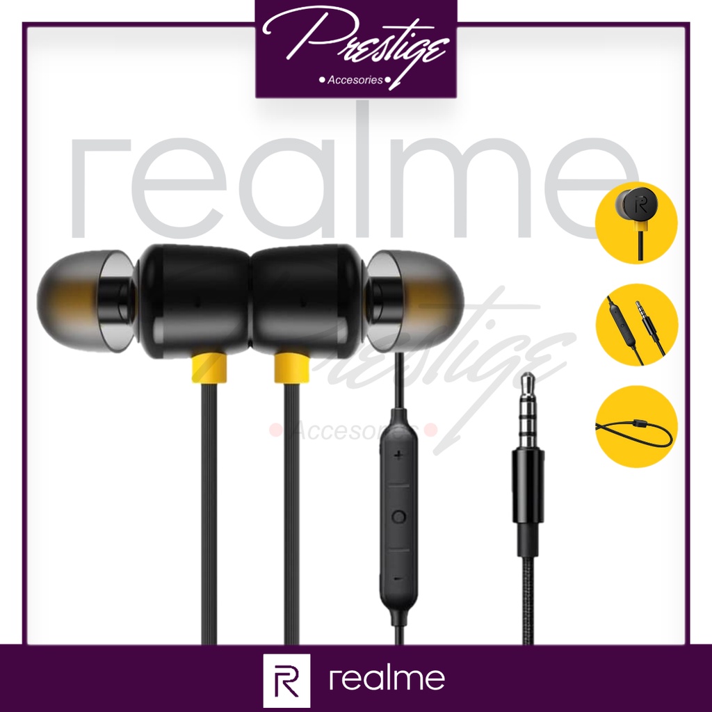 Headset earphone handfree realme original 100%/headset realme buds magnet original