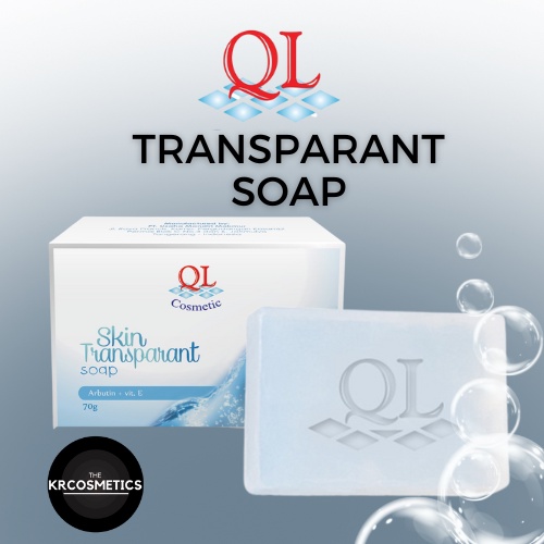 QL COSMETIC skin transparant soap facial for acne skin sabun 70 gr