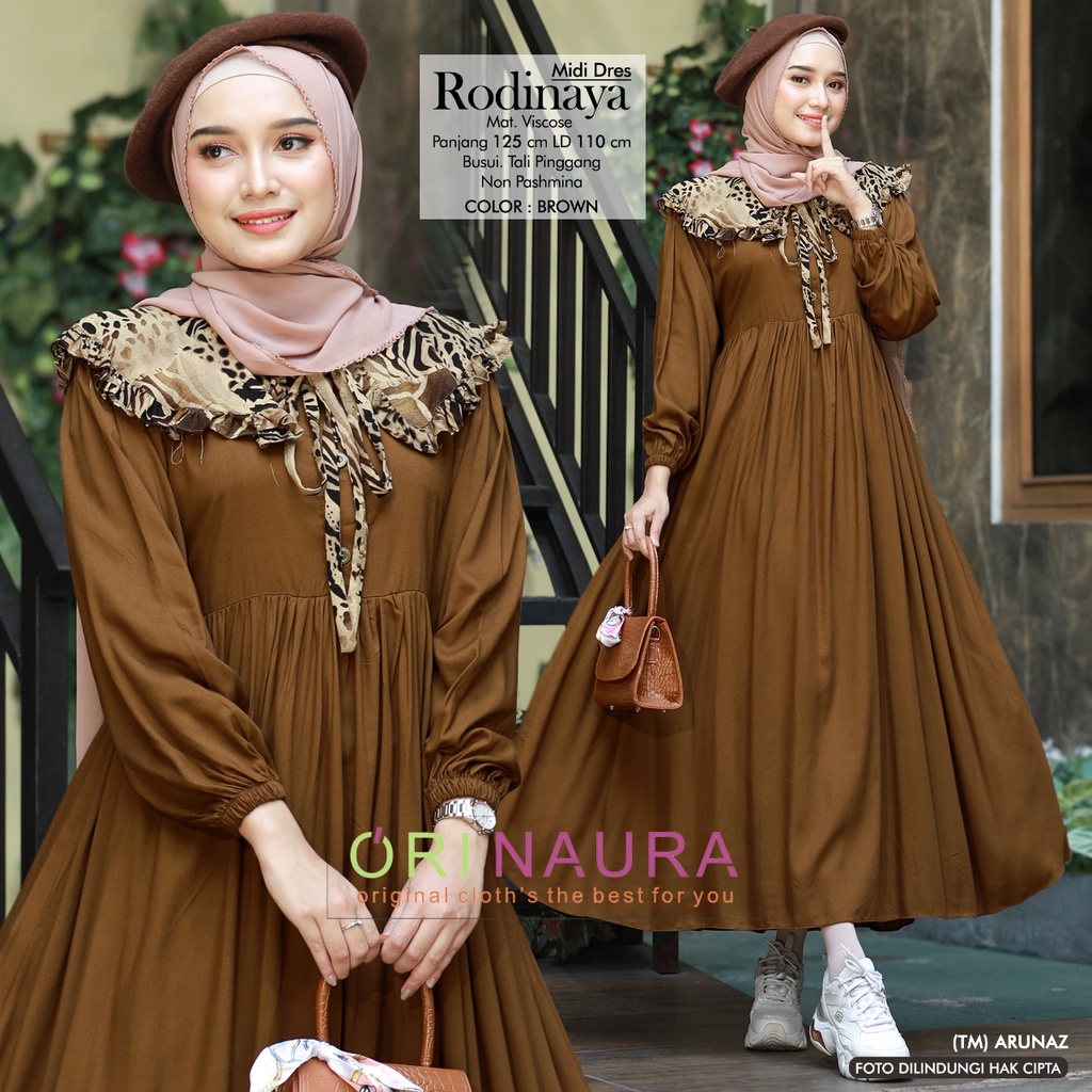 rodinaya mini by ori naura baju gamis midi dress
