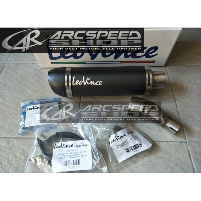 Knalpot Leovince Gp Corsa EVO Ninja 250fi / Z250 Slip on