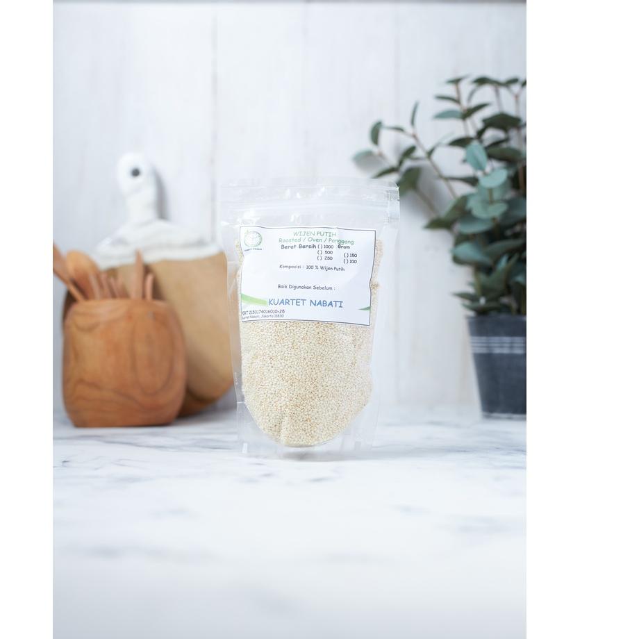 

TRXM2y2X--250gr Wijen Putih Mentah - White Sesame Seed - Sumber Kalsium yg Tinggi