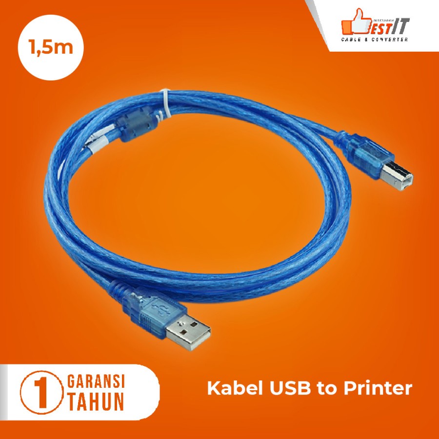 Kabel Printer USB 2.0 panjang 1.5 meter NYK