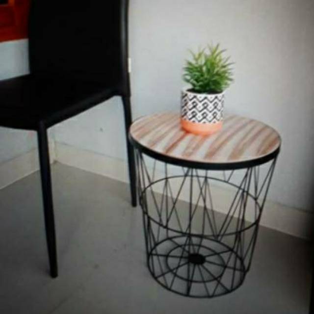  Meja  storage topas brand informa  putih  hitam Shopee 