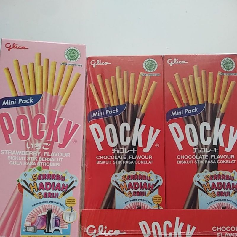 

pocky mini glico 22gr isi 10pcs / pocky pax kemasan baru