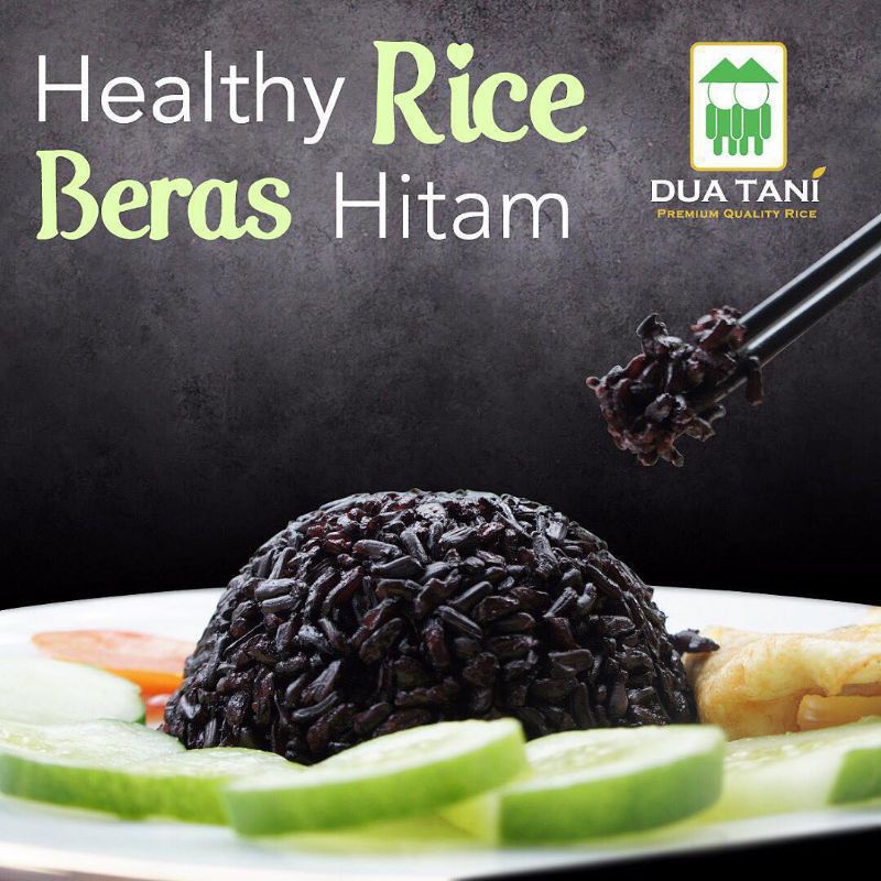 BERAS HITAM DUA TANI 1 KG | Black Rice 1 kg