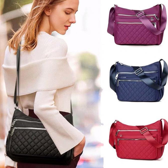 Tas Wanita Import Selempang Bobo Bb9505 9505 Bordir Parasut Super