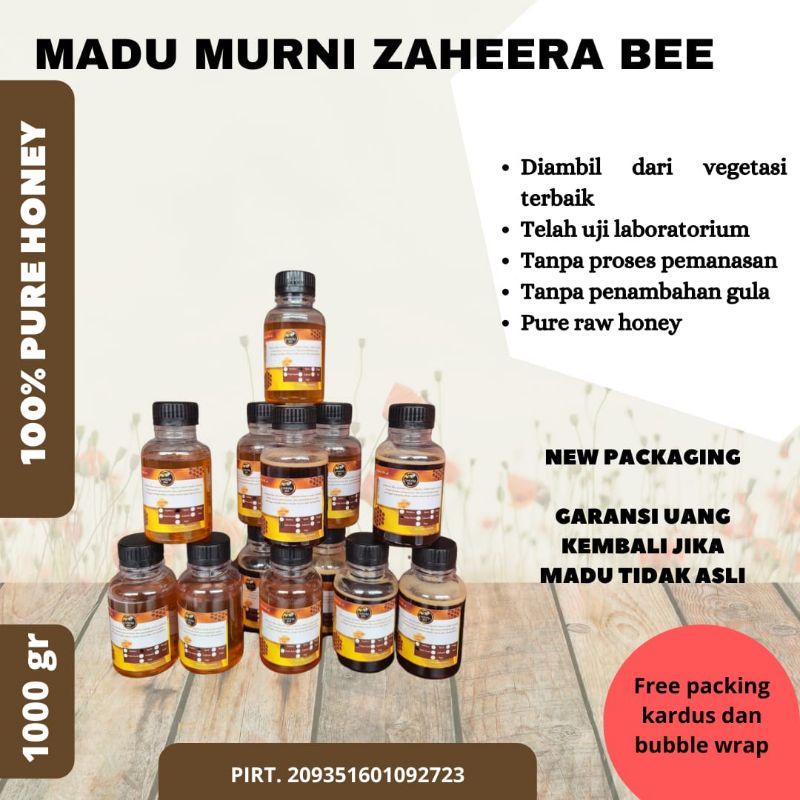 

MADU MURNI ASLI 100 % TELAH UJI LAB / MULTIFLORA / RANDU / HUTAN AKASIA 125 ml