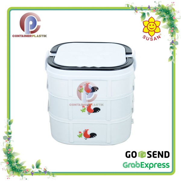 Rantang Plastik - Rantang Susun 3 - Rantang Ayam - SUSAN