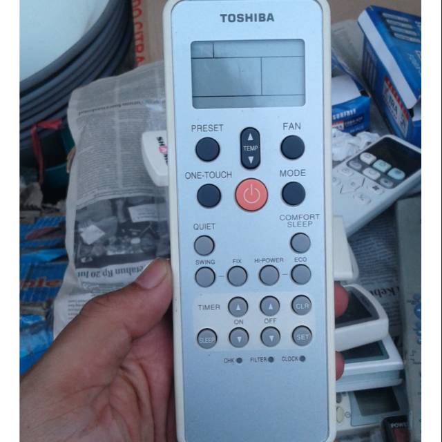 REMOTE REMOT AC TOSHIBA WC-L03SE WC-L01SE ORIGINAL ASLI