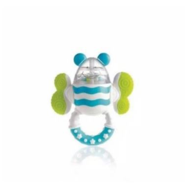 KIDSME Bumble Bee Rattle and Teether Mainan Gigitan Bayi Baby Toys Teething Teether Bayi