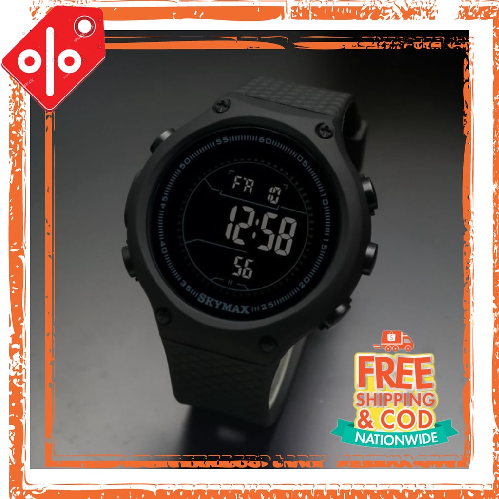 Jamm Pintar Anak dewasa remaja laki man Power Men cool cowo Murah / Jam tangan Skymax original FULL 