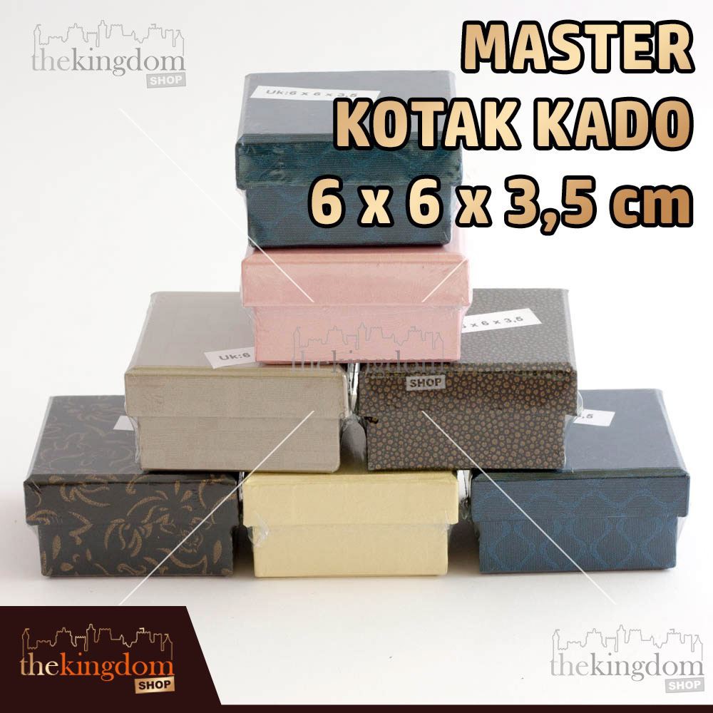 

Master Kotak Kado Gift Box Hadiah 6x6x3,5cm