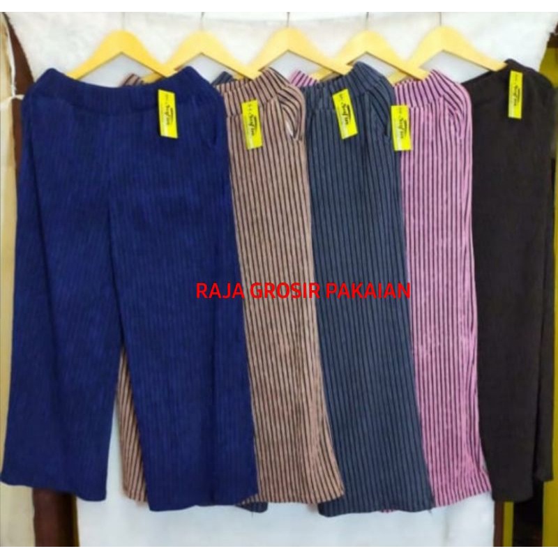 Celana Kulot Panjang Dan Pendek Dewasa Bahan Babat Salur