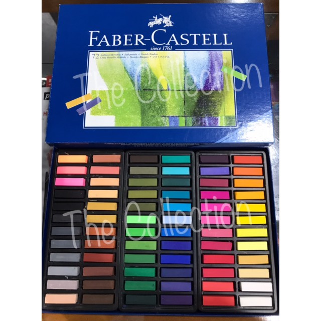 

ATK0339FC 72 warna soft pastel faber 128272 castell clay colour color