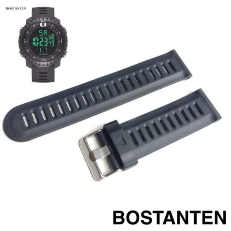 TALI JAM   BOSTANTEN 2028 Tali jam tangan karet BOSTANTEN 24 mm