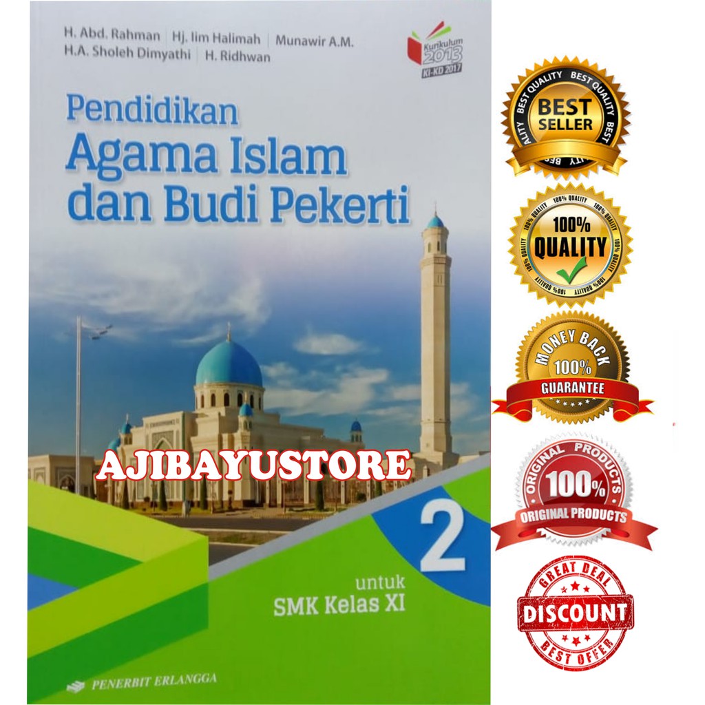 Buku Pendidikan Agama Islam Dan Budi Pekerti Kelas 11 Erlangga