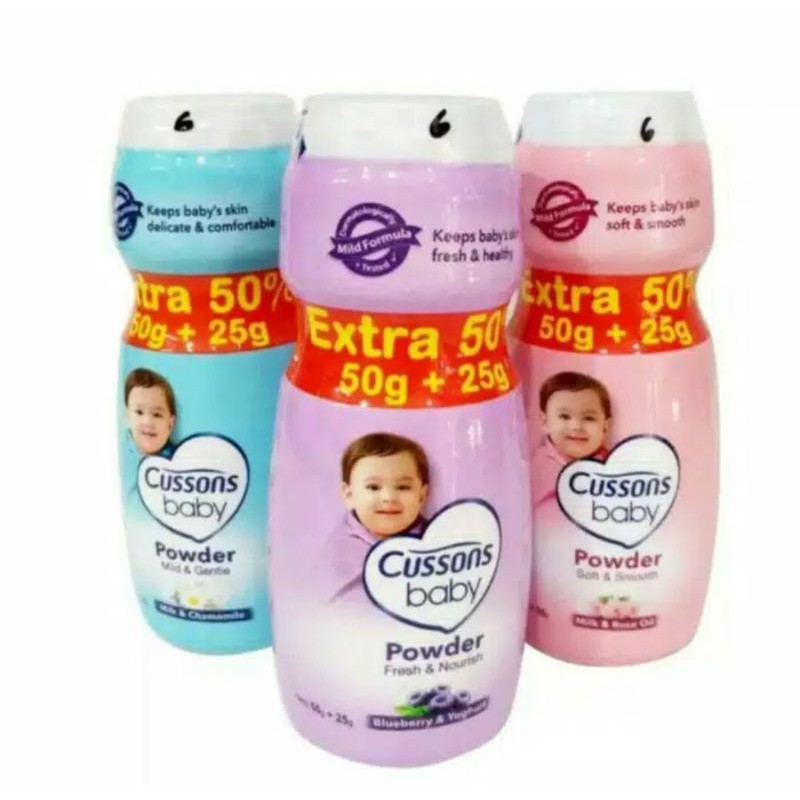 Grosir Cussons Baby Powder Bedak Tabur 35g+gr