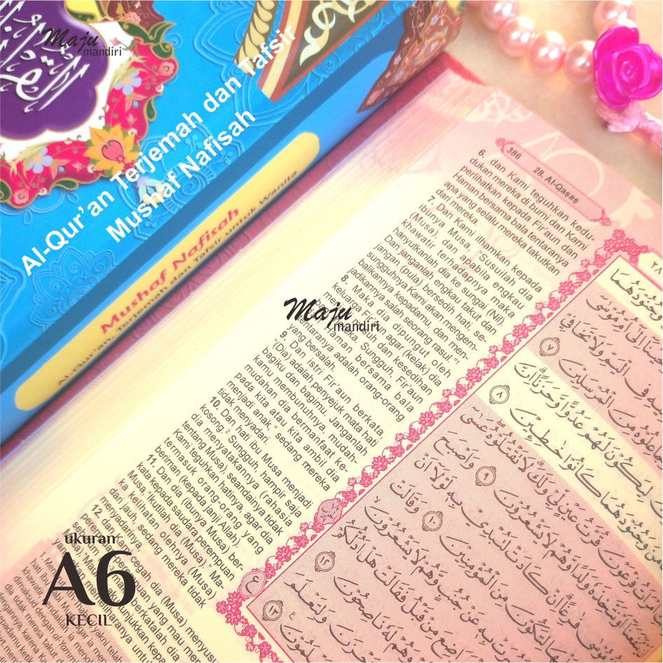 alquran terjemah dan tafsir untuk wanita lengkap 30 juz 15 baris pojok tafsir ibnu katsir jalalain a