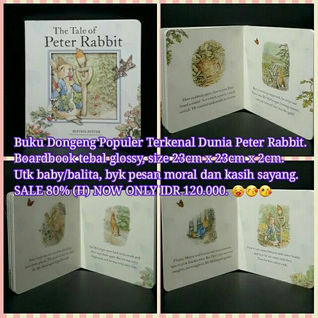 Buku Dongeng Cerita Import Anak Baby Bayi Murah SALE 80%