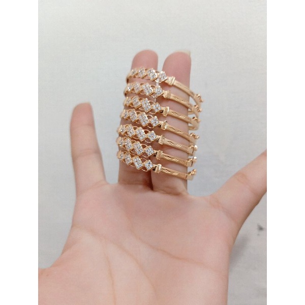 GELANG ANAK MATA PERAK 925 ROSE GOLD