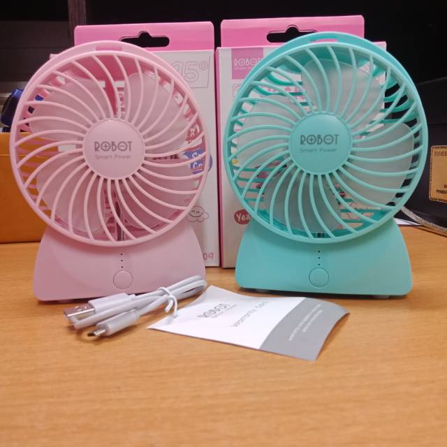 Kipas Angin Mini Robot RT - BF09 1800mAh Original