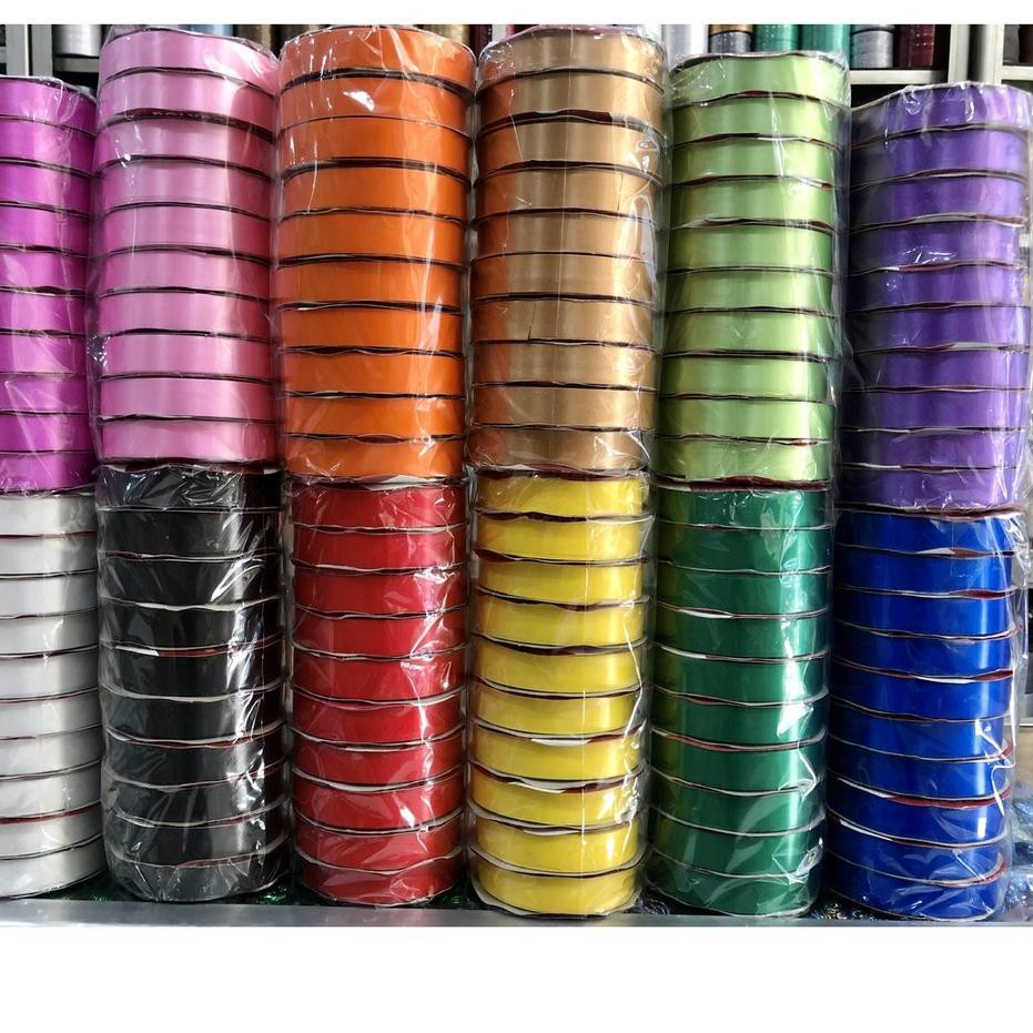 

【TGP】 Pita Kado Polos 3/4 Inch / Pita Jepang Polos 2cm isi 10 Roll
