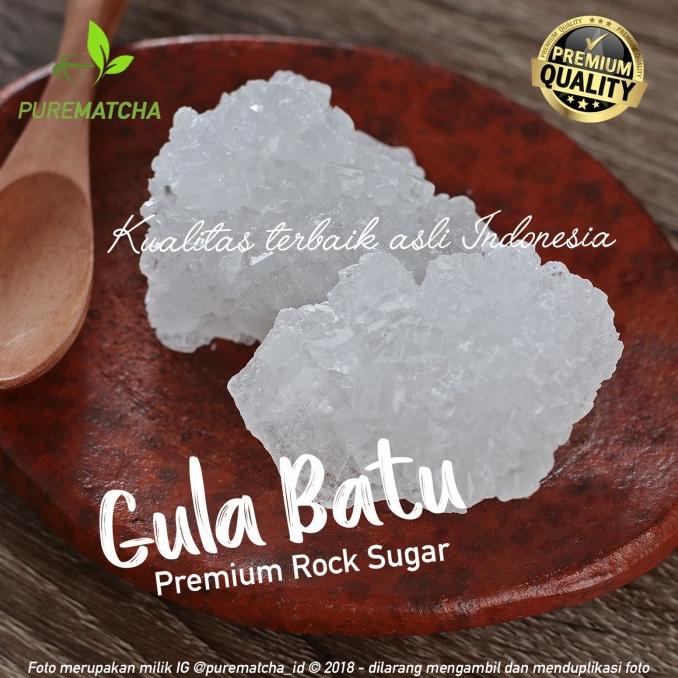 

Gula Batu Alami PUTIH 1kg Murni Premium White Natural Rock Pure Sugar