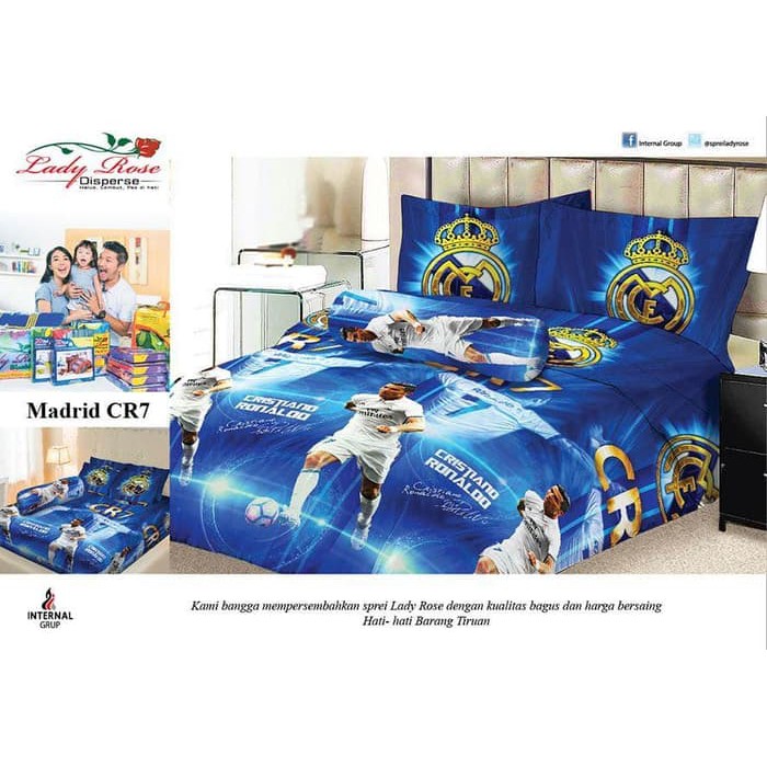 SPREI LADY ROSE MADRID CR7 No 1 KING 180 SEPRAI BOLA CRISTIANO RONALDO