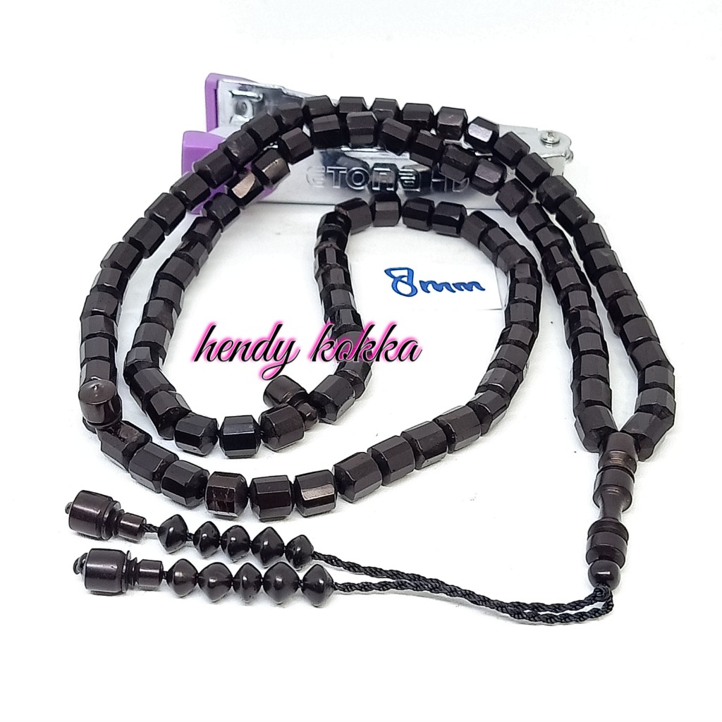 GROSIR 5PCS tasbih kokka kaukah 99 mardjan buntut cutting 8mm H