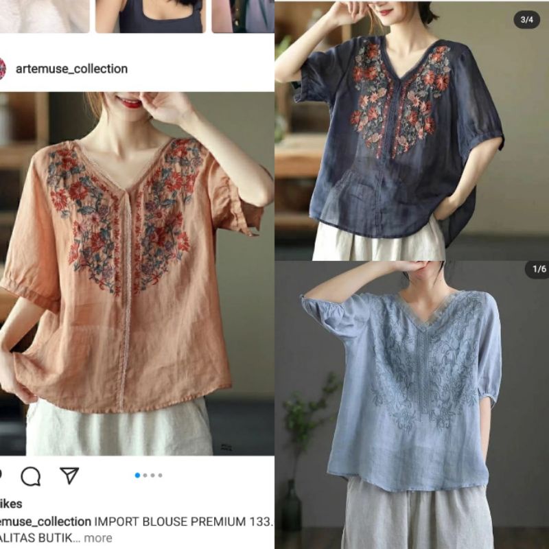 IMPORT 3 BLOUSE BY SIS VERRANZA