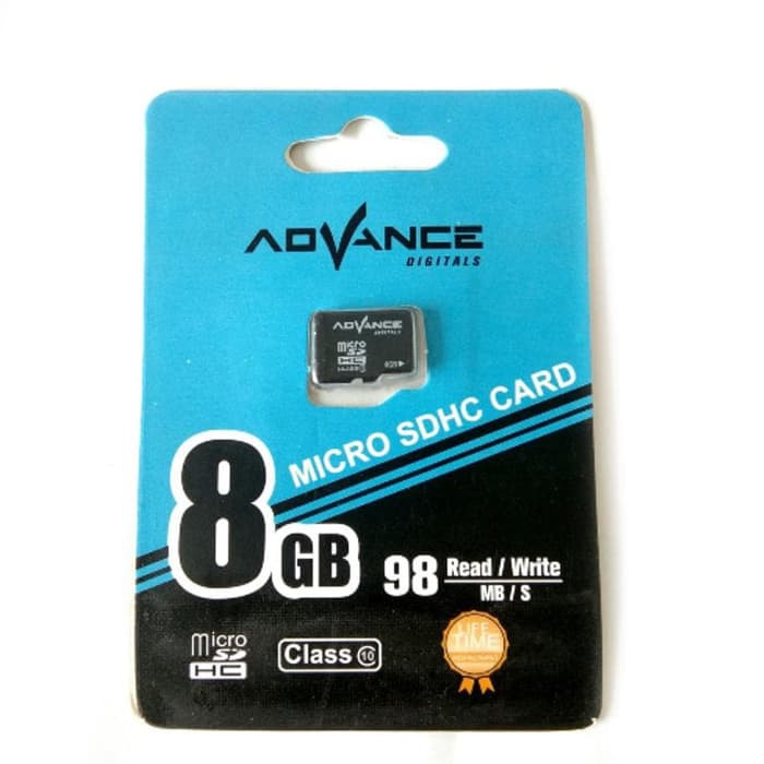 MICRO SDHC ADVANCE 8GB, 16GB, 32GB CLASS10 MEMORY CARD