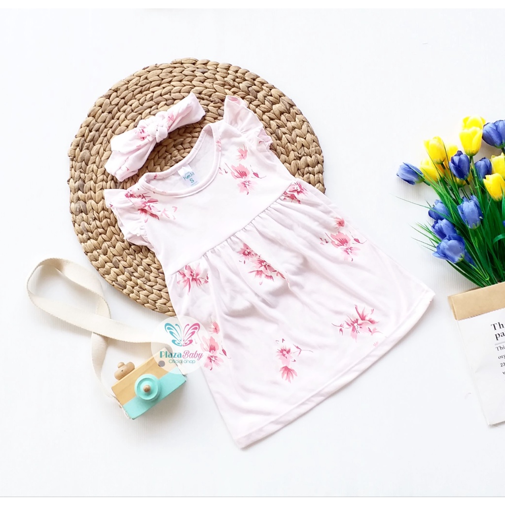 Plazababyku MX DRESS CELLINE dress bayi bunga 3-18 bulan Free headband PART5