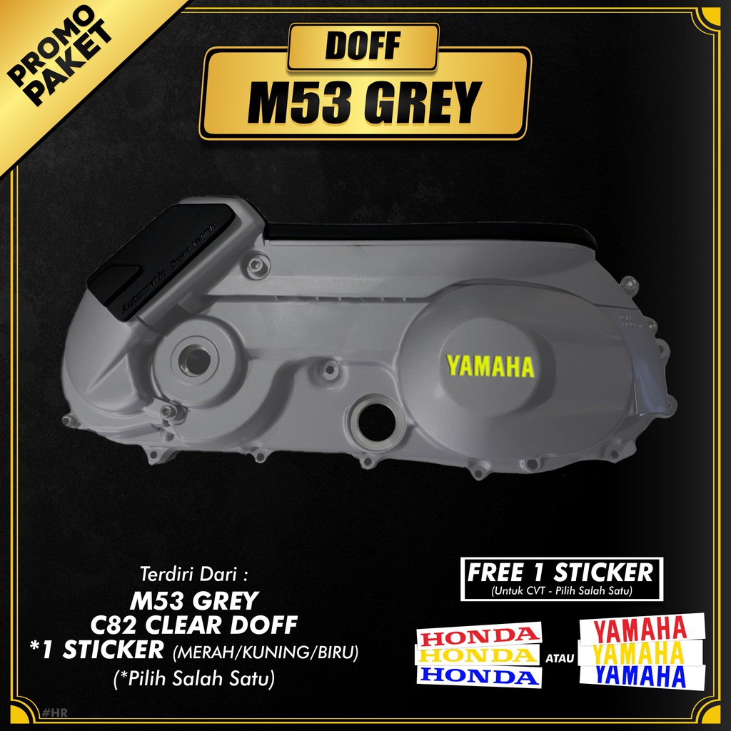 Paket CVT M53 Grey + FREE Sticker CVT / Sapporo Ultimate / Cat Spray Semprot Aerosol Terbaik