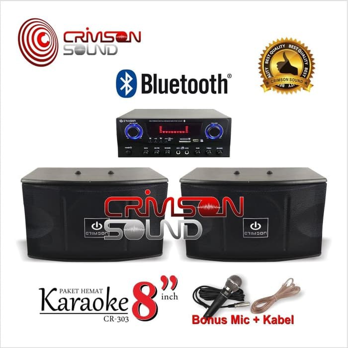 CRIMSON CR 303 PAKET SOUND SYSTEM 8 INCH
