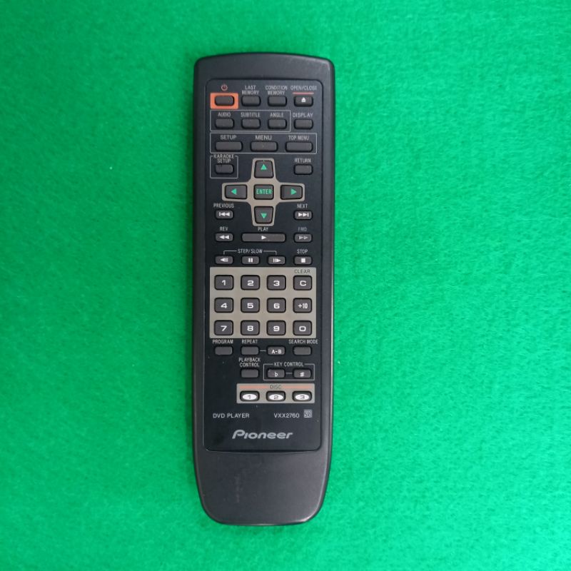Remote DVD Player PIONEER Original Asli . VXX2760 .