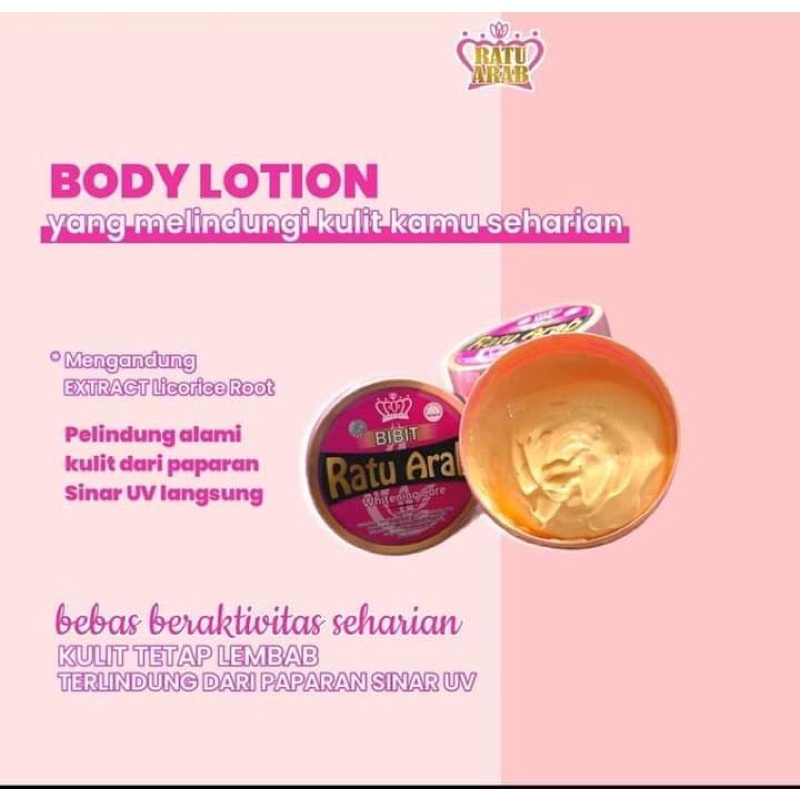 Lotion ratu Arab/pemutih ratu Arab/bibit ratu Arab