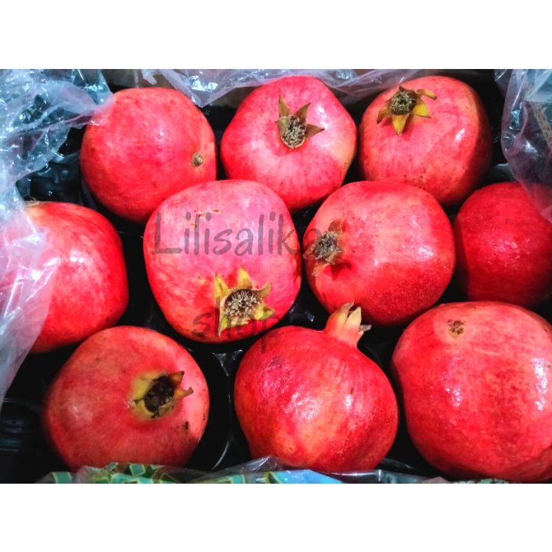 BUAH DELIMA MERAH POMEGRANATE IMPORT JUMBO