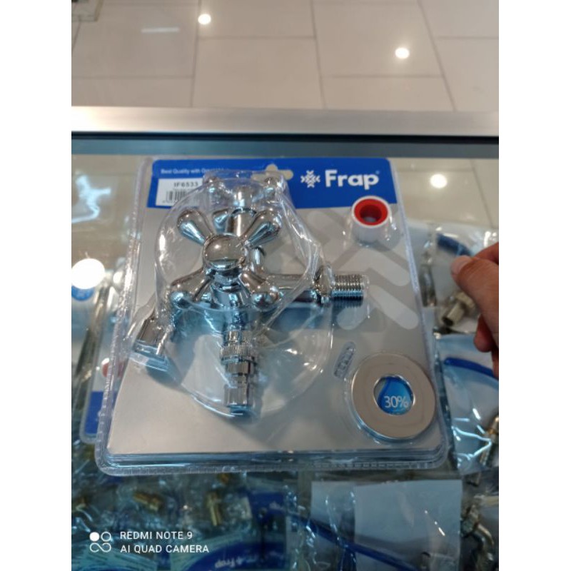 Kran Air Two - Way Tap Merk FRAP Type IF6533 ukuran 1/2 inch