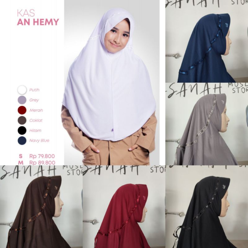 Kerudung Sekolah Rabbani HEMY Hijab Instan Rabbani