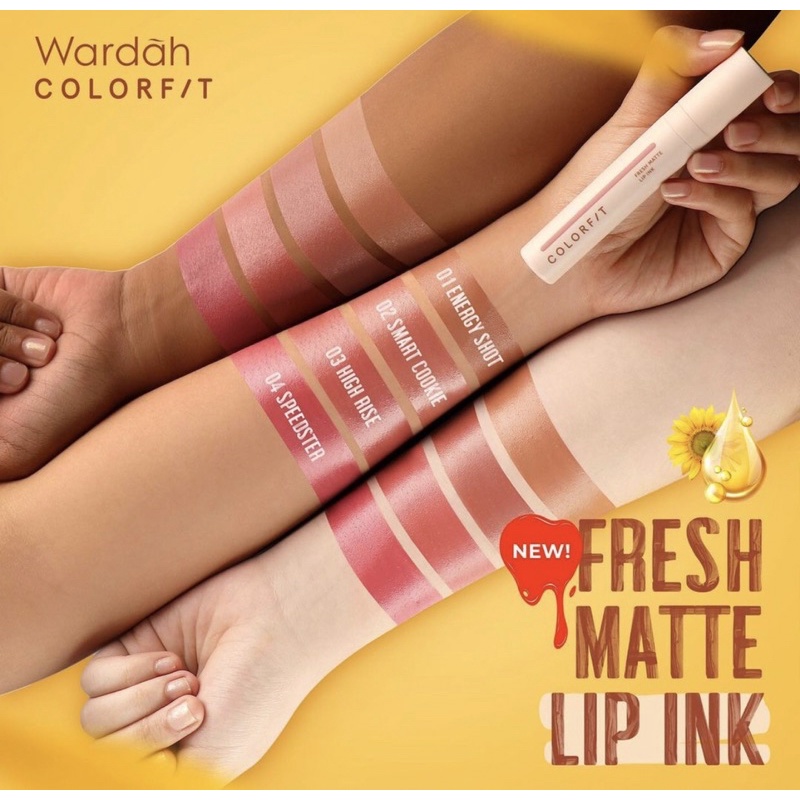 ❤ jselectiv ❤ WARDAH COLORFIT Fresh Matte Lip Ink | Lip Cream dengan Tekstur Cair (Watery) dari WARDAH COLORFIT