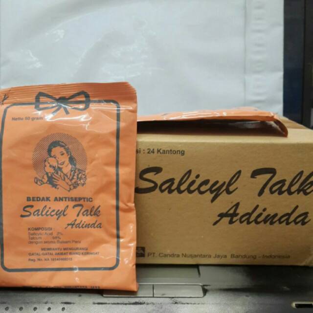 Salicyl Talk Adinda / bedak salicyl / antiseptic