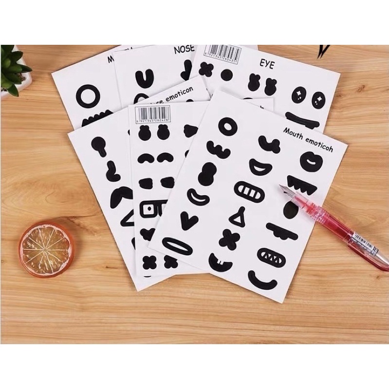

STICKER TEMA EMOTICON,JUAL PERPACK ISI 3LEMBAR